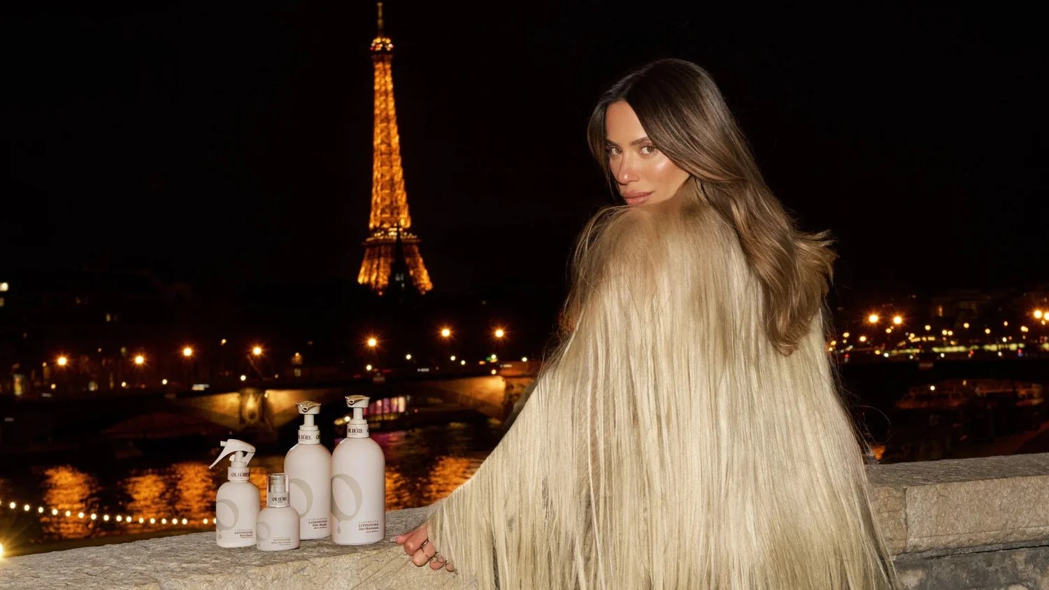 OLIÈRE Paris Haarpflege für Extensions — Paris bei Nacht