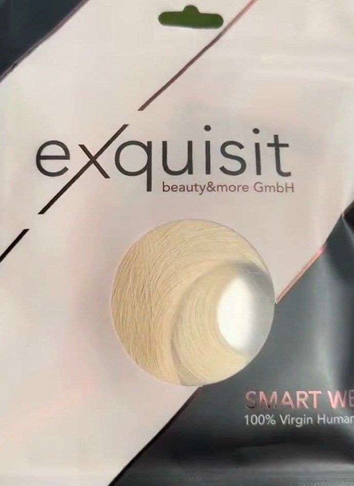 exquisit Smart Weft — 100% Virgin Human Hair Verpackung
